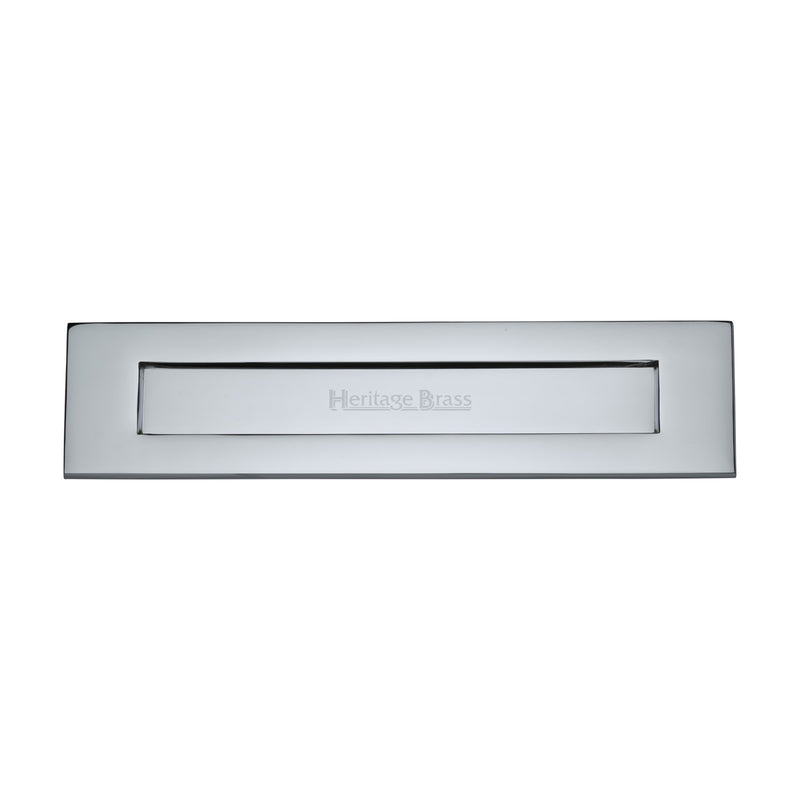 Heritage Brass Letterplate 13 x 3 Polished Chrome finish
 - V850 330-PC - Choice Handles
