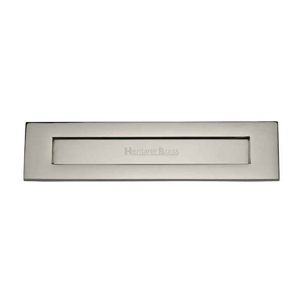 Heritage Brass Letterplate 13" x 3" Polished Nickel - V850 330-PNF - Choice Handles