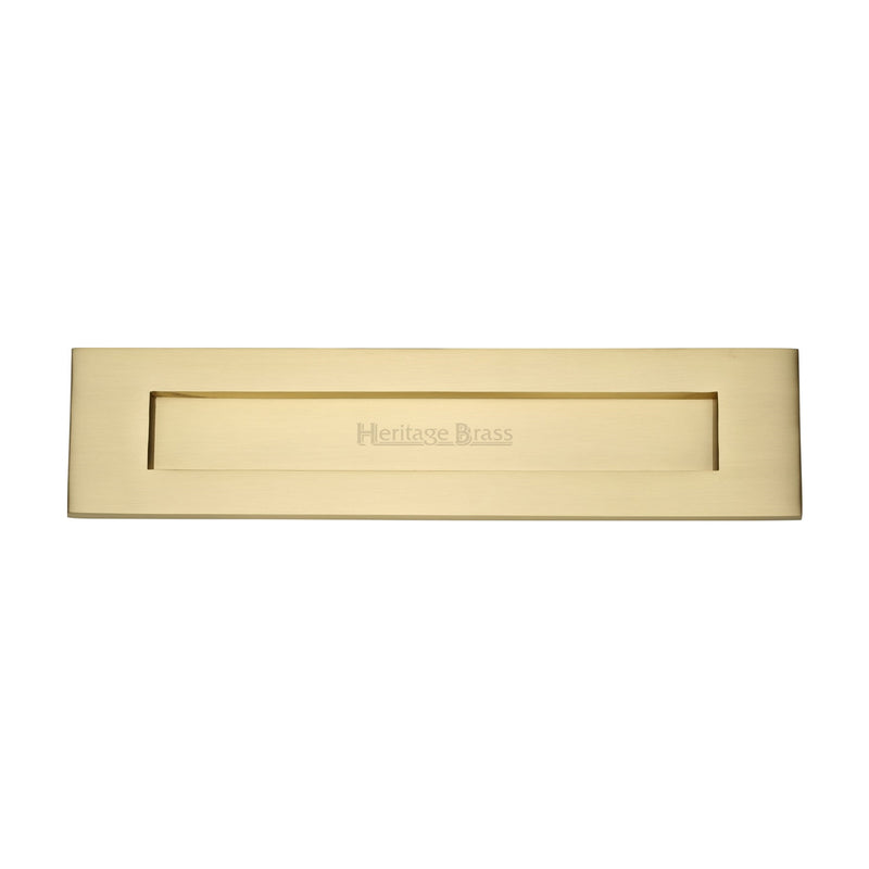 Heritage Brass Letterplate 13" x 3" Satin Brass finish - V850 330-SB - Choice Handles