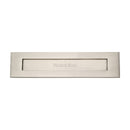 Heritage Brass Letterplate  13" x 3" Satin Nickel finish - V850 330-SN - Choice Handles