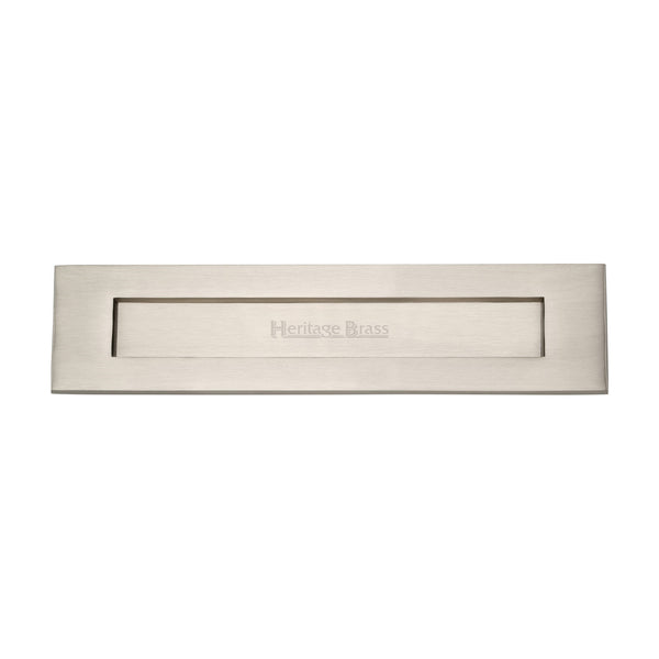 Heritage Brass Letterplate  13" x 3" Satin Nickel finish - V850 330-SN - Choice Handles