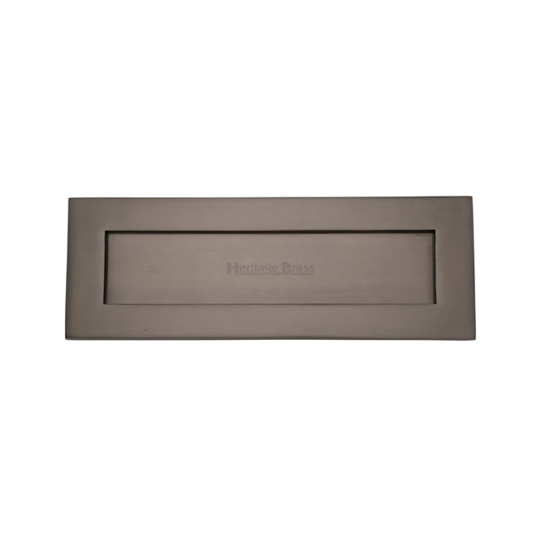 Heritage Brass Letterplate 14" x 4 1/2" Matt Bronze finish - V850 356-MB - Choice Handles