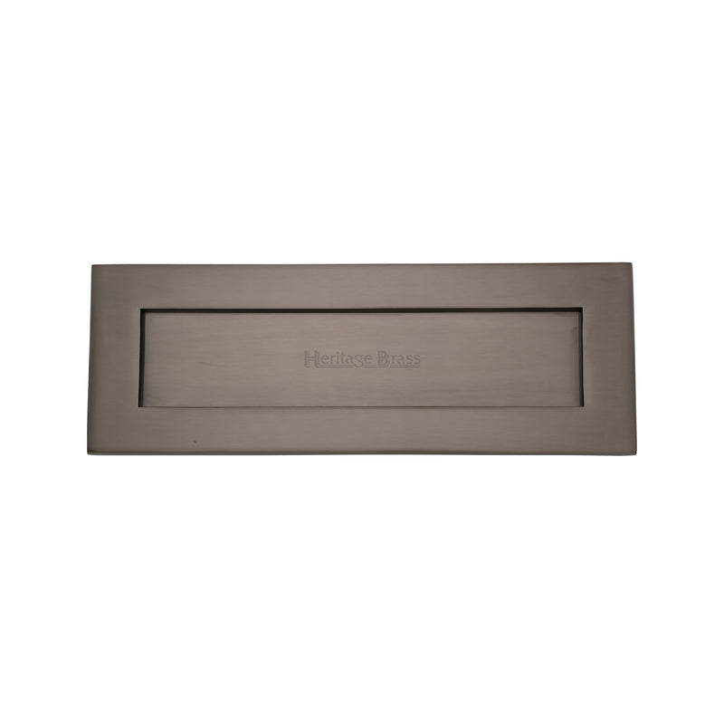 Heritage Brass Letterplate 14" x 4 1/2" Matt Bronze finish - V850 356-MB - Choice Handles