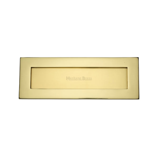 Heritage Brass Letterplate  14" x 4 1/2" Polished Brass finish - V850 356-PB - Choice Handles