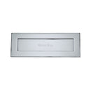 Heritage Brass Letterplate  14" x 4 1/2" Polished Chrome finish - V850 356-PC - Choice Handles