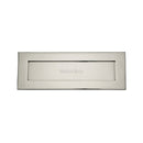 Heritage Brass Letterplate 14" x 4 1/2" Polished Nickel - V850 356-PNF - Choice Handles