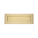 Heritage Brass Letterplate 14" x 4 1/2" Satin Brass finish - V850 356-SB - Choice Handles