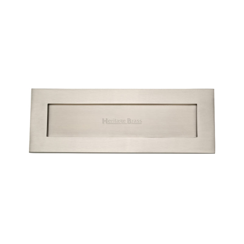 Heritage Brass Letterplate  14" x 4 1/2" Satin Nickel finish - V850 356-SN - Choice Handles
