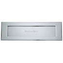 Heritage Brass Letterplate  16" x 5" Polished Chrome finish - V850 406-PC - Choice Handles