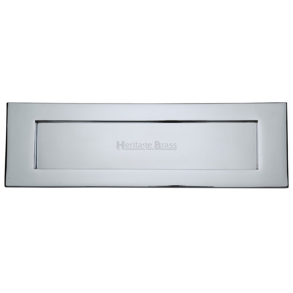 Heritage Brass Letterplate  16" x 5" Polished Chrome finish - V850 406-PC - Choice Handles