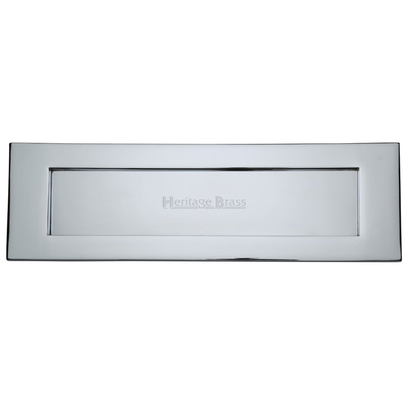 Heritage Brass Letterplate  16" x 5" Polished Chrome finish - V850 406-PC - Choice Handles