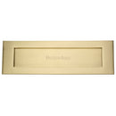 Heritage Brass Letterplate 16" x 5" Satin Brass finish - V850 406-SB - Choice Handles
