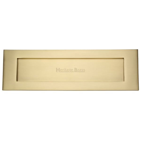 Heritage Brass Letterplate 16" x 5" Satin Brass finish - V850 406-SB - Choice Handles