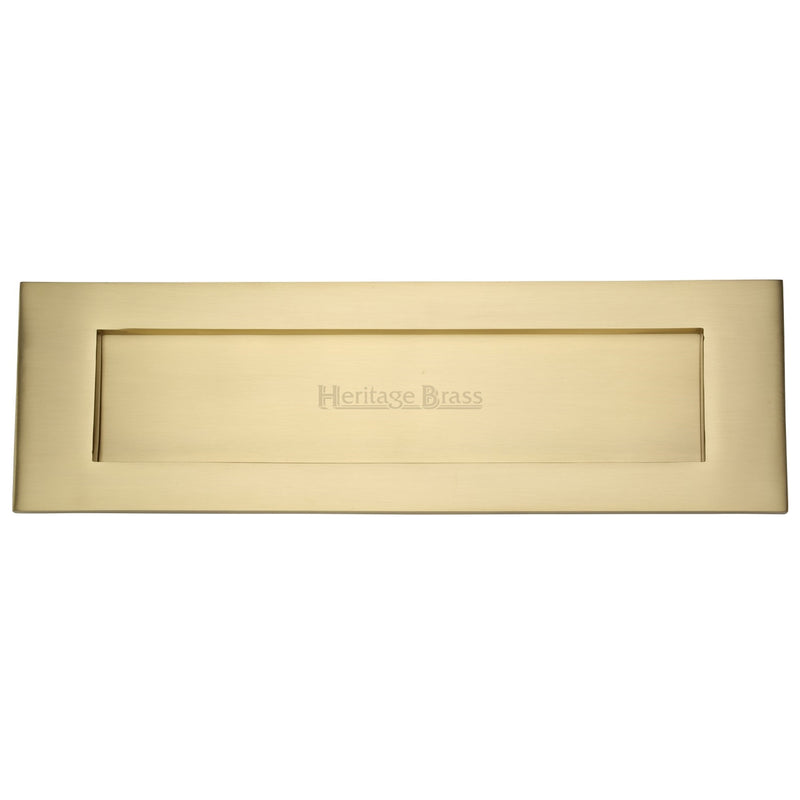 Heritage Brass Letterplate 16" x 5" Satin Brass finish - V850 406-SB - Choice Handles