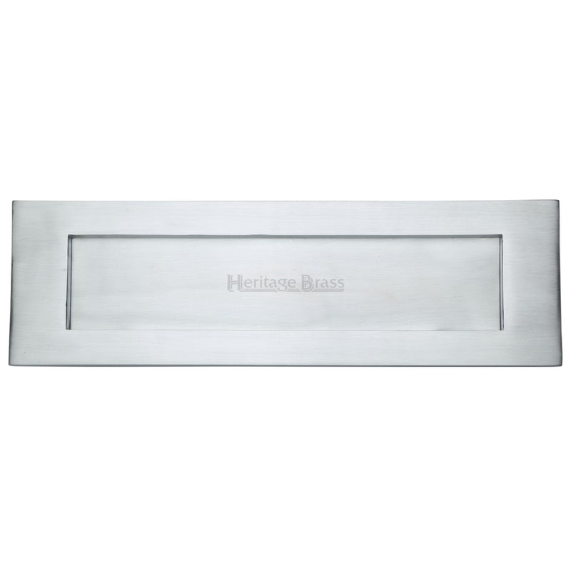 Heritage Brass Letterplate  16" x 5" Satin Chrome finish - V850 406-SC - Choice Handles