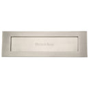 Heritage Brass Letterplate  16" x 5" Satin Nickel finish - V850 406-SN - Choice Handles