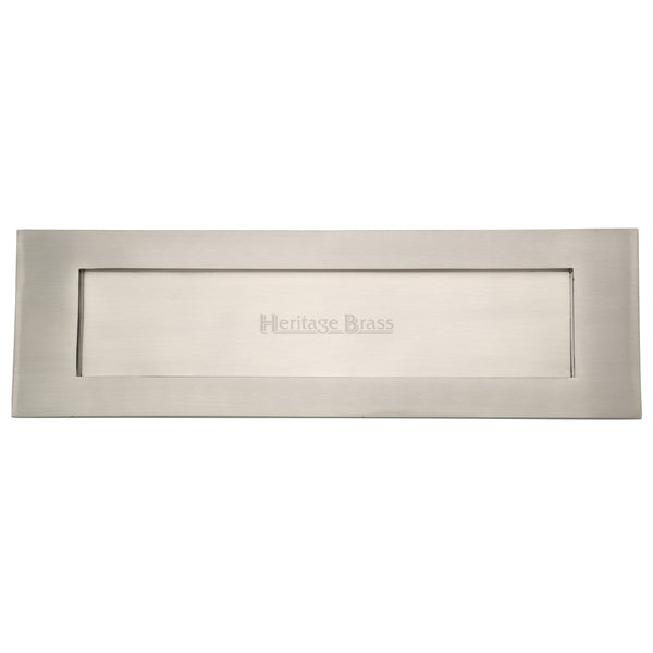 Heritage Brass Letterplate  16" x 5" Satin Nickel finish - V850 406-SN - Choice Handles