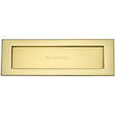 Heritage Brass Letterplate 12 x 4 Unlacquered Brass Finish
 - V850 305-ULB - Choice Handles