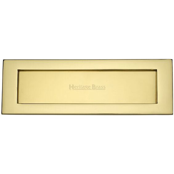 Heritage Brass Letterplate 12 x 4 Unlacquered Brass Finish
 - V850 305-ULB - Choice Handles