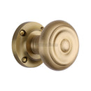 Heritage Brass Mortice Knob Aylesbury Design Satin Brass Finish - V872-SB - Choice Handles