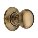 Heritage Brass Mortice Knob on Rose Chester Design Antique Brass finish
 - V876-AT
