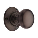 Heritage Brass Mortice Knob Chester Design Matt Bronze Finish
 - V876-MB