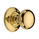 Heritage Brass Mortice Knob on Rose Chester Design Polished Brass finish
 - V876-PB