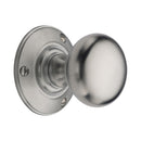 Heritage Brass Mortice Knob on Rose Chester Design Satin Chrome finish
 - V876-SC