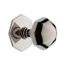 Heritage Brass Octagon Centre Door Knob 2 1/2" Polished Nickel Finish - V880-PNF - Choice Handles