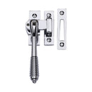 Heritage Brass Lockable Mortice &amp; Hook Plate Casement Fastener Reeded Weather Stripped Design Polished Chrome finish
 - V894L MP/HP-PC - Choice Handles