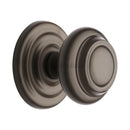 Heritage Brass Stepped Round Centre Door Knob&nbsp;Design 3 1/2 Matt Bronze Finish
 - V905-MB - Choice Handles