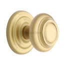 Heritage Brass Stepped Round Centre Door Knob Design 3 1/2 Satin Brass Finish
 - V905-SB - Choice Handles