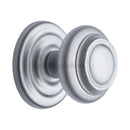 Heritage Brass Stepped Round Centre Door Knob Design 3 1/2 Satin Chrome Finish
 - V905-SC - Choice Handles