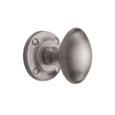 Heritage Brass Mortice Knob on Rose Suffolk Design Satin Nickel finish - V960-SN - Choice Handles