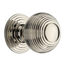 Heritage Brass Cabinet Knob Reeded Design 38mm Polished Nickel - V973 38-PNF - Choice Handles