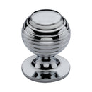 Heritage Brass Cabinet Knob Beehive Design 32mm Polished Chrome finish - V976 32-PC - Choice Handles