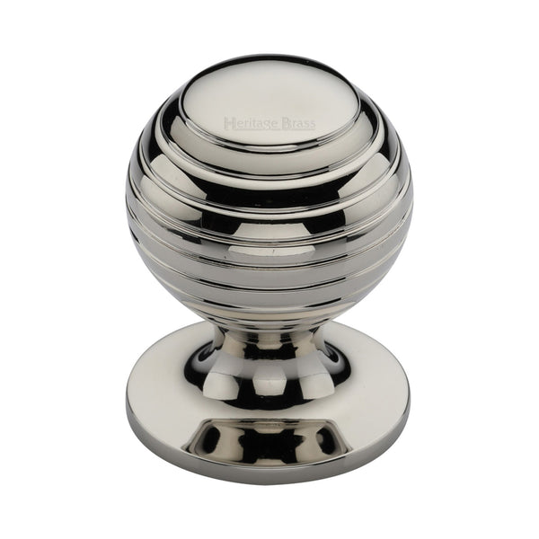 Heritage Brass Cabinet Knob Beehive Design 32mm Polished Nickel - V976 32-PNF - Choice Handles