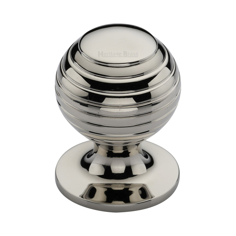Heritage Brass Cabinet Knob Beehive Design 32mm Polished Nickel - V976 32-PNF - Choice Handles