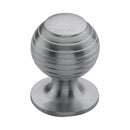 Heritage Brass Cabinet Knob Beehive Design 32mm Satin Chrome finish - V976 32-SC - Choice Handles