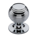 Heritage Brass Cabinet Knob Beehive Design 38mm Polished Chrome finish - V976 38-PC - Choice Handles