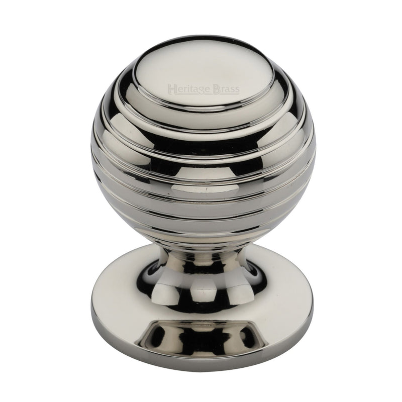 Heritage Brass Cabinet Knob Beehive Design 38mm Polished Nickel - V976 38-PNF - Choice Handles