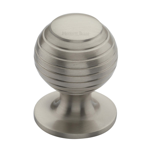 Heritage Brass Cabinet Knob Beehive Design 38mm Satin Nickel finish - V976 38-SN - Choice Handles