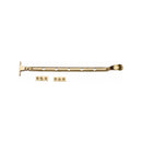 Heritage Brass Casement Window Stay Spoon Pattern 12" Satin Brass finish - V990 12-SB - Choice Handles