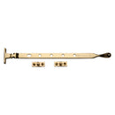 Heritage Brass Casement Window Stay Ball Design 12" Polished Brass finish - V992 12-PB - Choice Handles