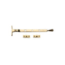 Heritage Brass Casement Window Stay Ball Design 8" Polished Brass Finish - V992 8-PB - Choice Handles