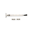 Heritage Brass Casement Window Stay Ball Design 8" Polished Nickel Finish - V992 8-PNF - Choice Handles