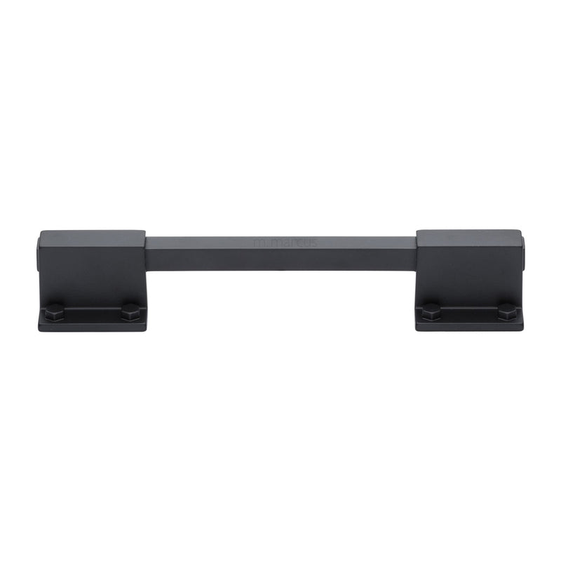 Railway Pull Handle Black Matt Finish - VF077 128192-BL - Choice Handles