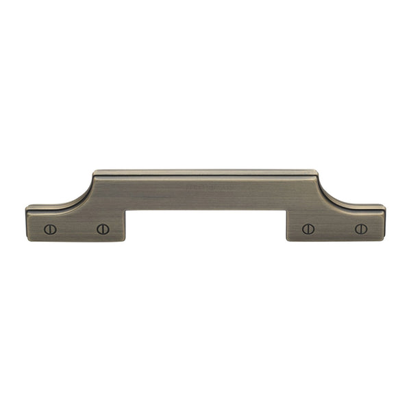 Detroit Pull Handle Distressed Brass Finish - VF085 128-DB - Choice Handles