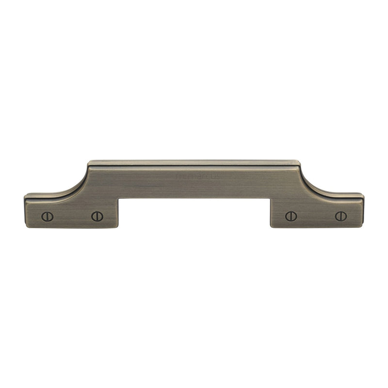 Detroit Pull Handle Distressed Brass Finish - VF085 128-DB - Choice Handles