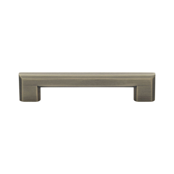 Binary Pull Handle Distressed Brass Finish - VF086 128-DB - Choice Handles